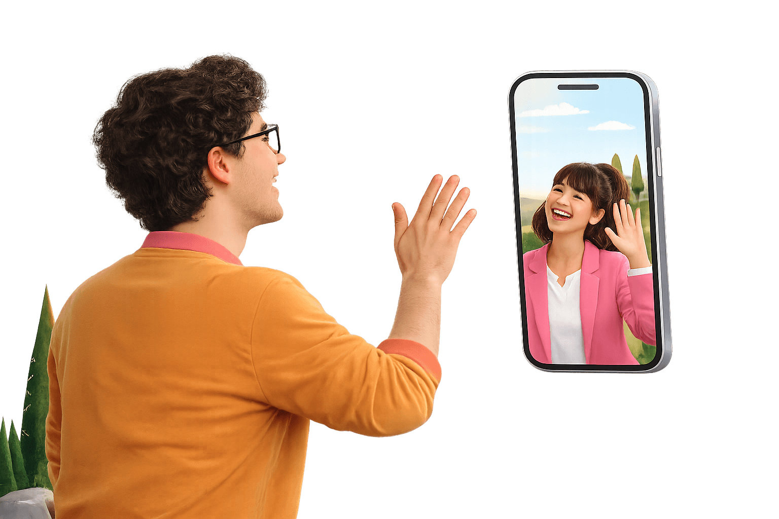A traveler using the Roamjoy app on their phone